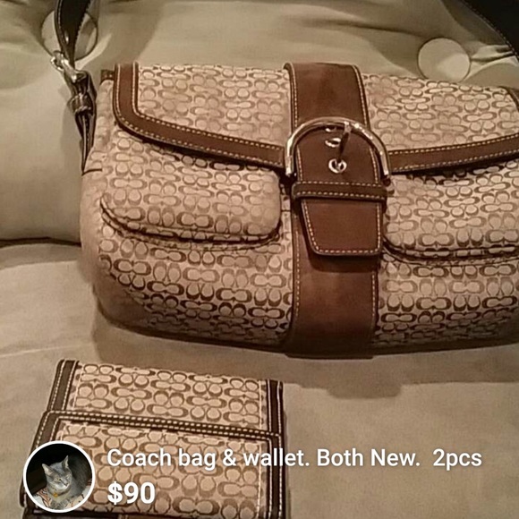 Coach set bag and wallet - Picture 1 of 1